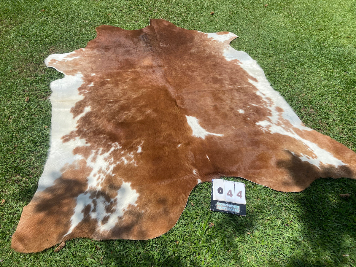 44. Brown white Cowhides Australia