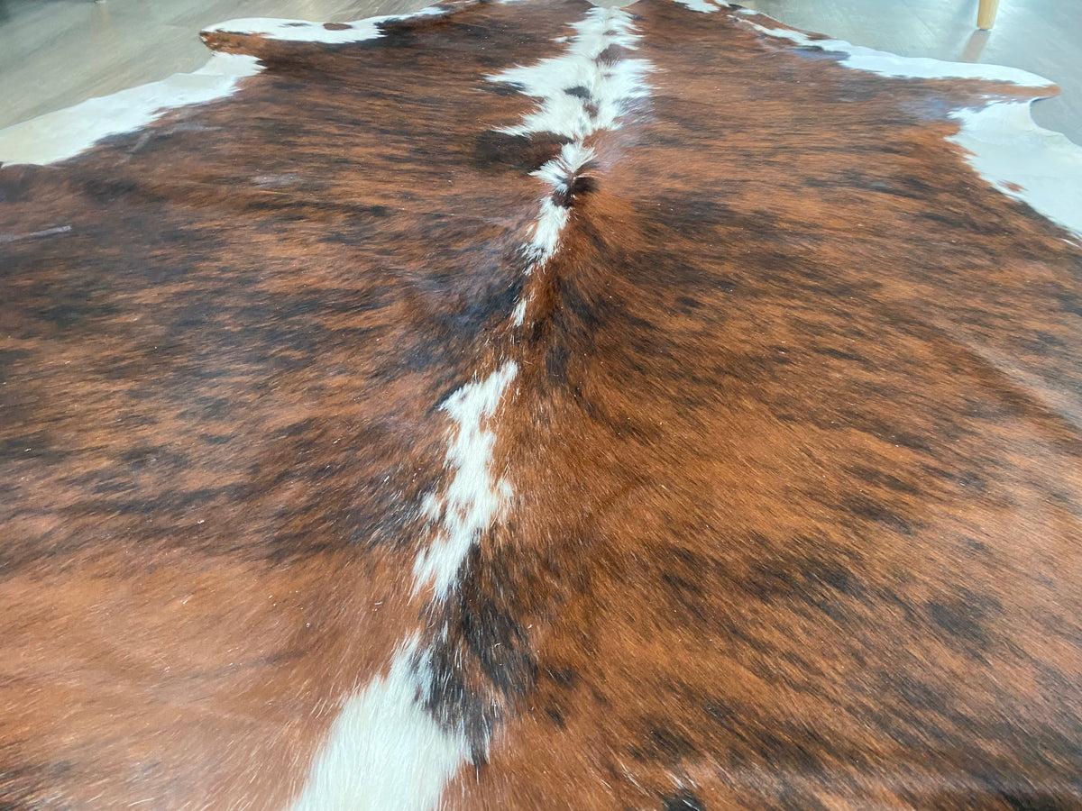 91. Brindle tri colour Cowhide Cowhides Australia