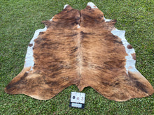 Load image into Gallery viewer, 63. Brindle white belly Cowhide