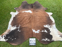 Load image into Gallery viewer, 96: Black white with reddish flecks Cowhide