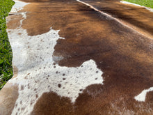 Load image into Gallery viewer, a126. Black white reddish  Cowhide