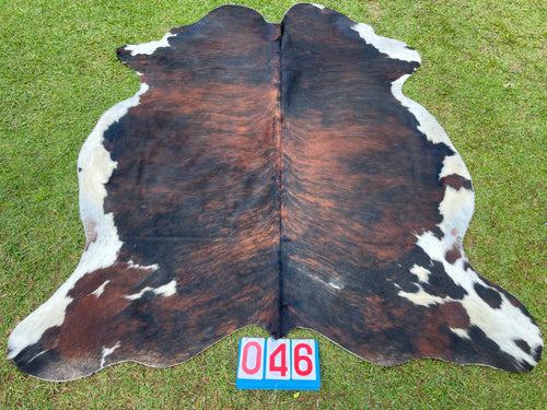 46. Dark Brindle Cowhide
