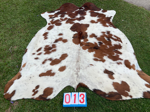 13. Brindle Tri Colour Cowhide