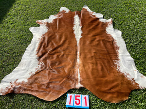 a151. Hereford Long Coat Cowhide