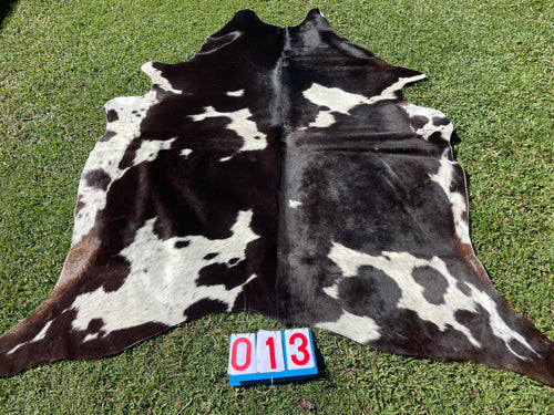 13. Black White Cowhide