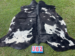 62. Black White Speckled Cowhide
