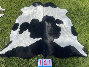 a141. Black and white Cowhide