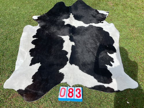 83. Black & White Cowhide