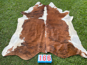 a166. Hereford Brindle Cowhide