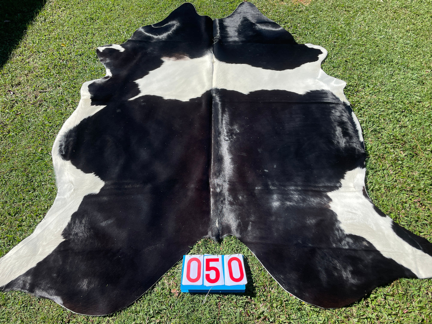 50. Black & White Cowhide