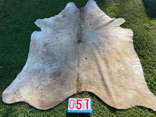 57. Rare Long Hair Tri Colour Cowhide