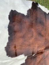 Load image into Gallery viewer, a144 Black White Reddish Cowhide