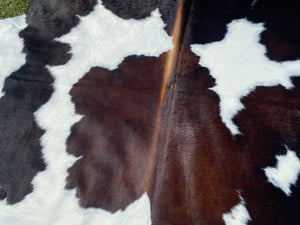 69. Black White Reddish Cowhide