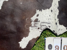 Load image into Gallery viewer, 90. Chocolate and White Cowhide