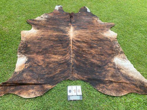 10. Dark Brindle Cowhide