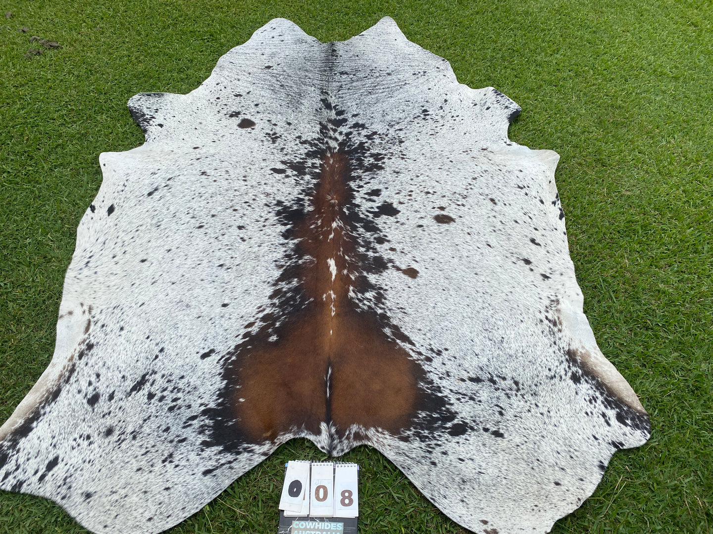 08. Brown and Black Salt Pepper  Cowhide