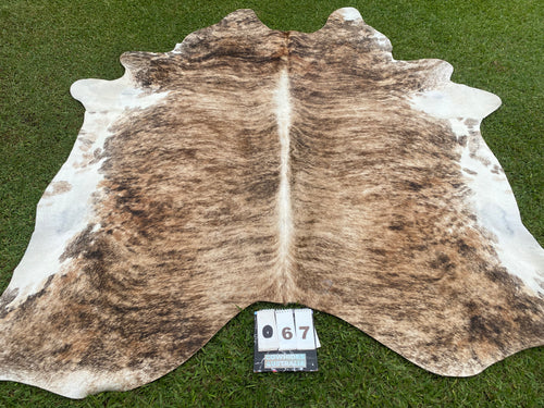 67.  Brindle Cowhide