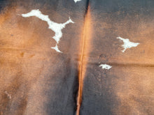 Load image into Gallery viewer, a148  Black White Reddish Cowhide