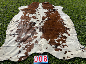 08. Brown and white Brindle Cowhide