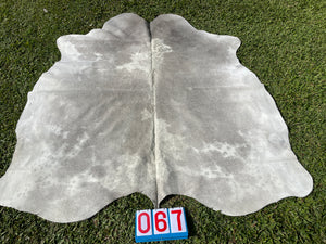67.  Grey Cowhide