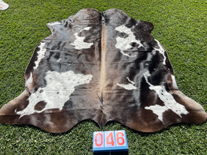 46. Red, Black and white Cowhide