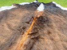 Load image into Gallery viewer, a117. Black white reddish Cowhide