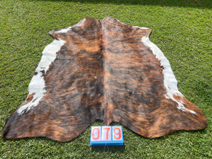 79. Brindle White Belly Cowhide