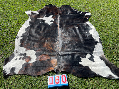 60. Tri Colour Cowhide