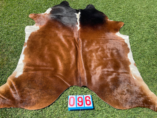 96: Black White Reddish Cowhide
