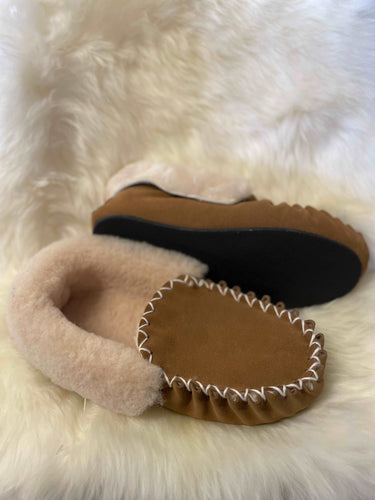 Slippers - Sheepskin Moccasins