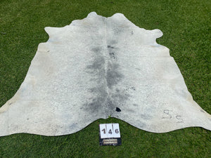 a146 Black and White Salt and Pepper Cowhide