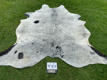 Load image into Gallery viewer, a137 Grey Roan Salt and Pepper Cowhide