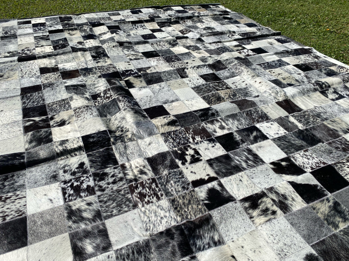 Patchwork - Salt and Pepper – Cowhides Australia